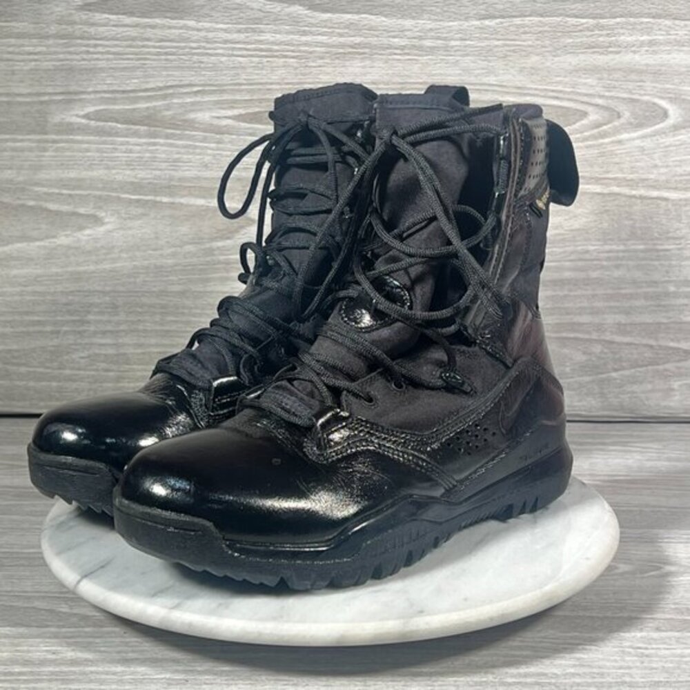 Nike SFB Field 2 8" Mens 6 Black Leather Tactical Boots GORE-TEX AQ1199-001 - Picture 6 of 14